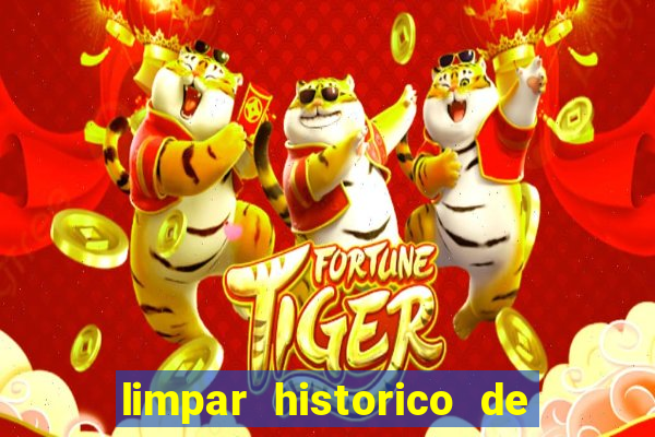 limpar historico de apostas bet365